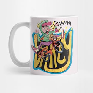 Crazy Cyclist Mug